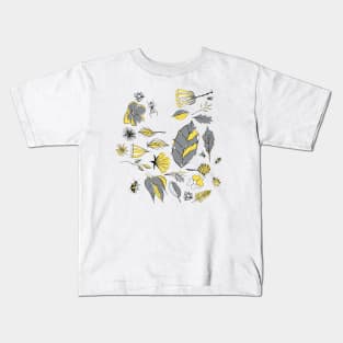 Nature Doodles in Pantone 2021 Kids T-Shirt